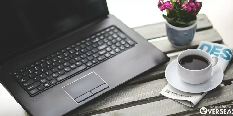 Running an online business from a laptop