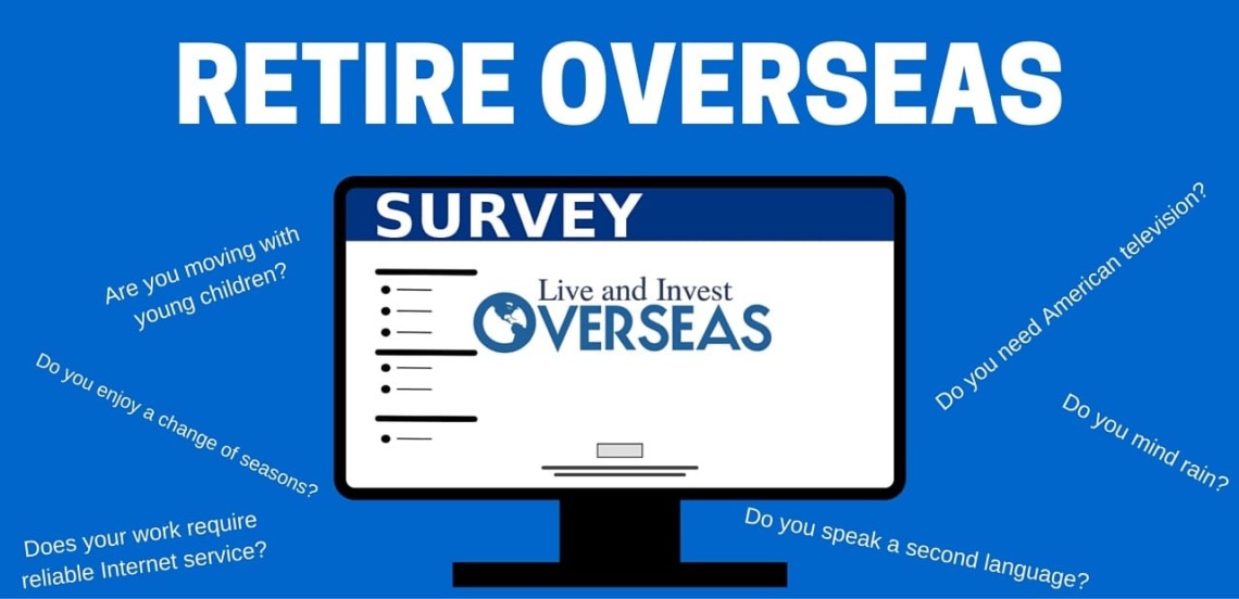 Survey on retiring overseas