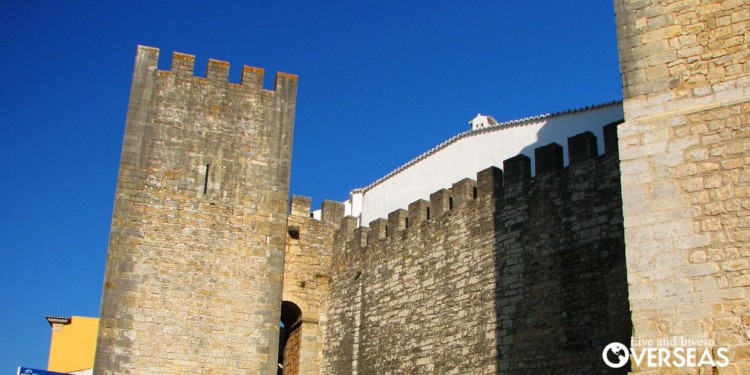 a stone steepled building in Portugal