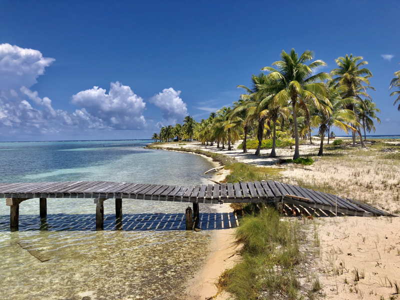 quiet caye in belize
