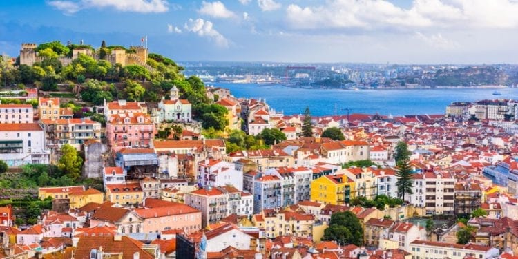 Panoramic view of Lisbon, Portugal