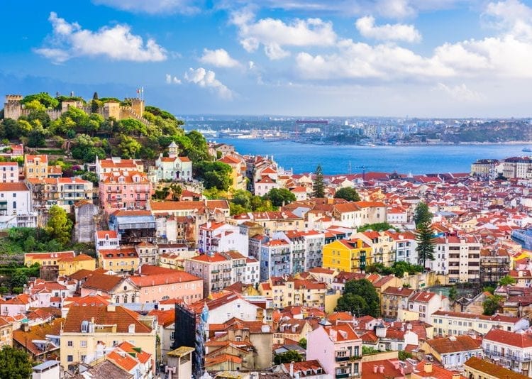 Panoramic view of Lisbon, Portugal