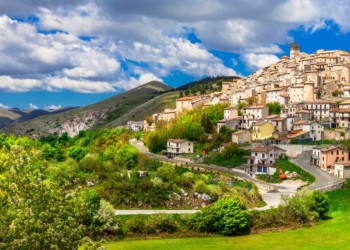 Castel Del Monte, Abruzzo,Italy.