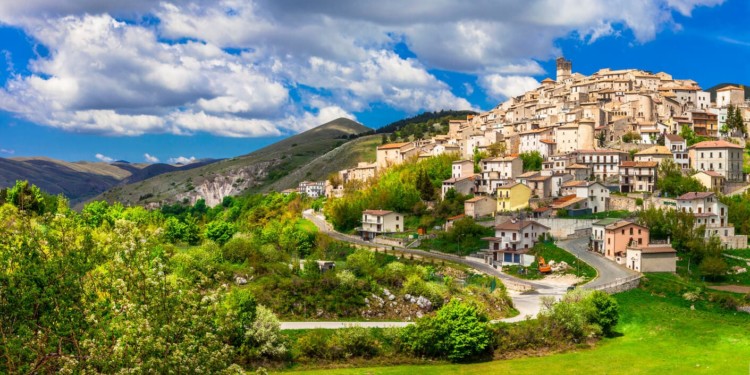Castel Del Monte, Abruzzo,Italy.