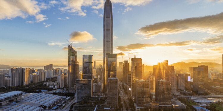 View of Shenzhen cityscape