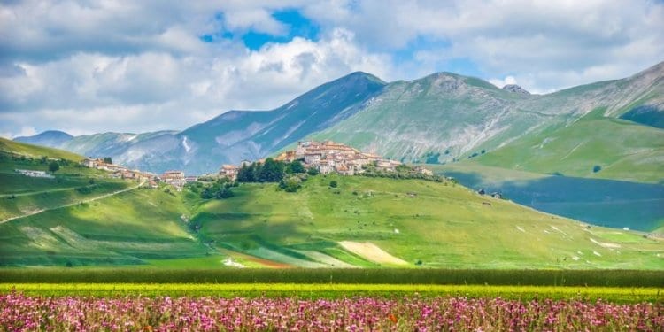 Italian landscape in Umbria