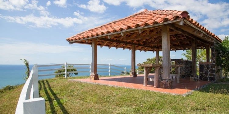 View of a hilltop at Los Islotes