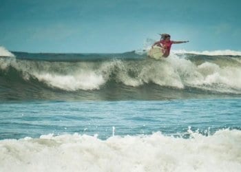 a surfer in santa catalina