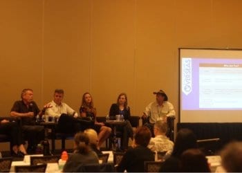 the panel at our lios conference in Las Vegas