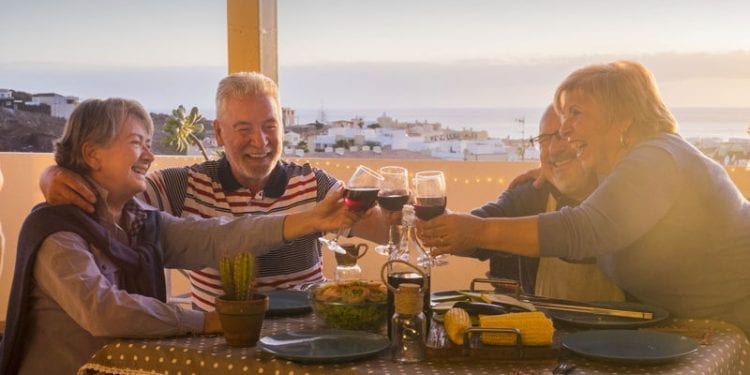 expats toasting the new year