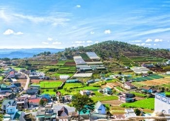 Panoramic view of Da Lat, Vietnam. Definitely one of the best places to retire in Vietnam