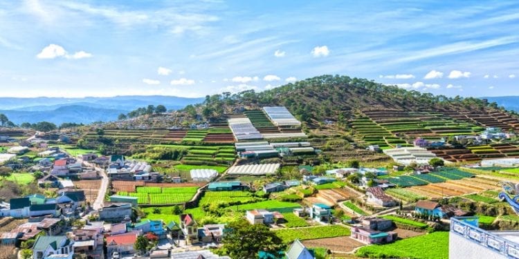Panoramic view of Da Lat, Vietnam. Definitely one of the best places to retire in Vietnam