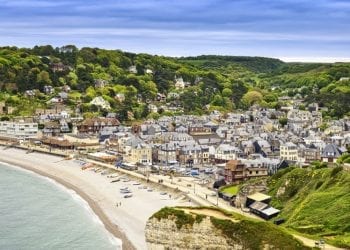 Beach in Normandy, France