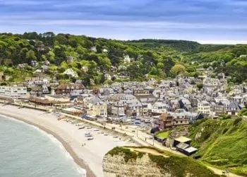 Beach in Normandy, France
