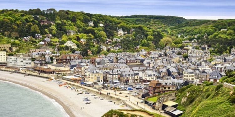 Beach in Normandy, France