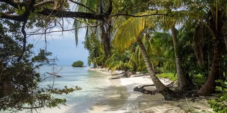 Caribbean beach in Panama