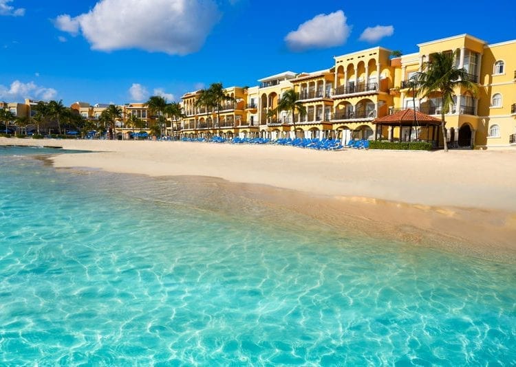 Playa del Carmen beach houses in Mexico