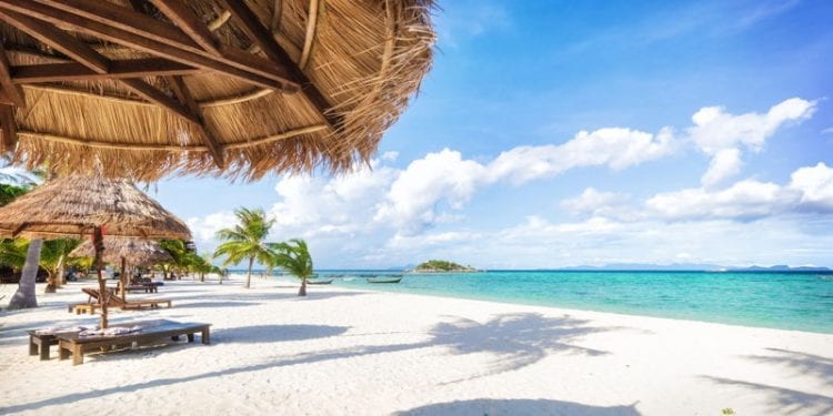 best Place To Retire In Thailand. White sand beach in Thailand