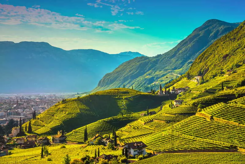 countryside near bolzano italy