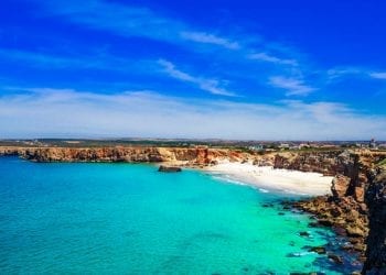 The Atlantic Ocean, Algarve coast Portugal