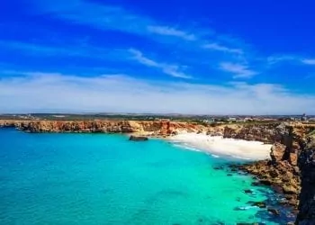 The Atlantic Ocean, Algarve coast Portugal