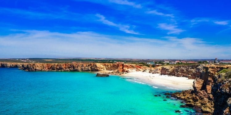 The Atlantic Ocean, Algarve coast Portugal