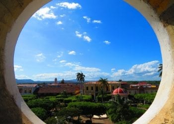 Colonial buildings granada nicaragua
