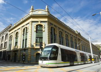 The metro in Medellin, Colombia