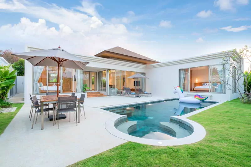 overseas property with swimming pool