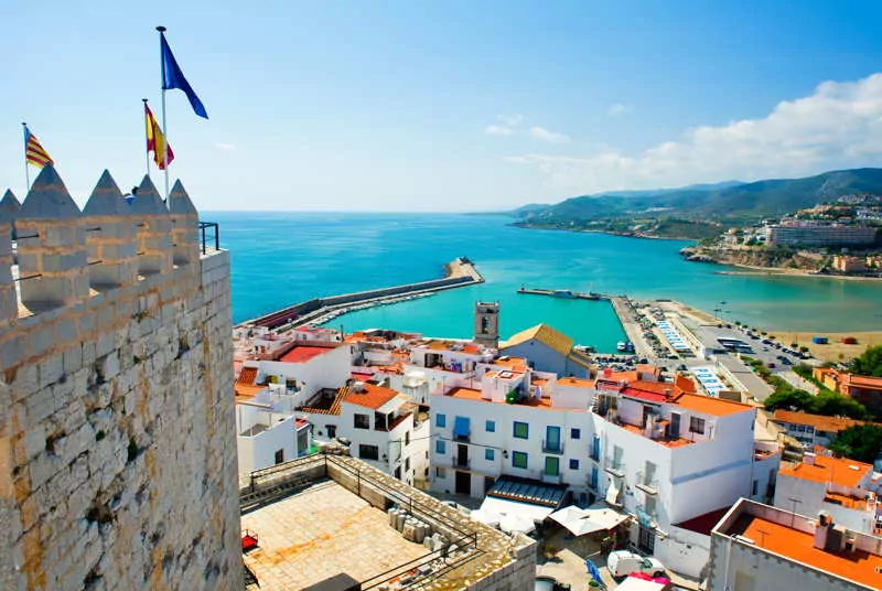 peniscola port in valencia spain