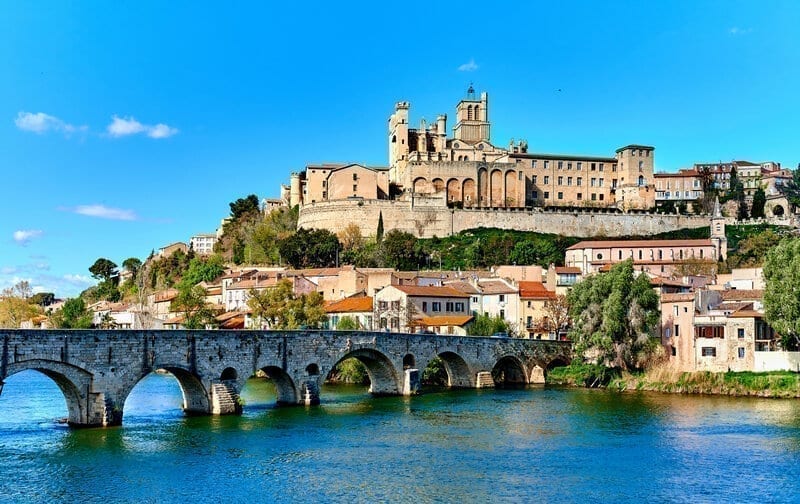 Beziers town, France