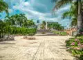 Christopher Columbus Palace on Plaza de España in the historic center of Santo Domingo, Dominican Republic