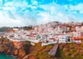 Giant panorama about Albufeira in Portugal