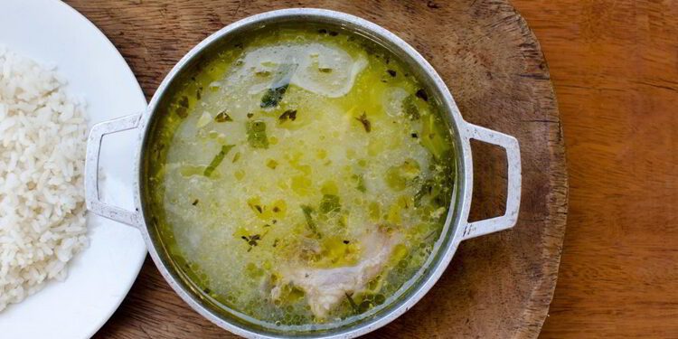 Sancocho soup, a chicken soup