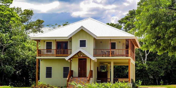 A beautiful house in Carmelita Gardens, a community of freedom seekers in Belize
