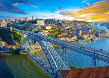 Beautiful afternoon in Porto, Portugal