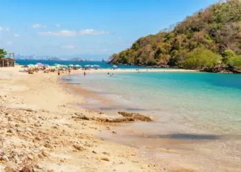 Beaches in Taboga island Panama