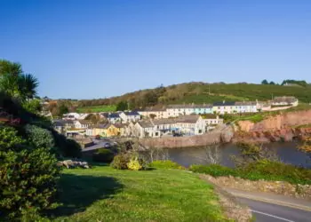 Dunmore East Fishing Village In Ireland
