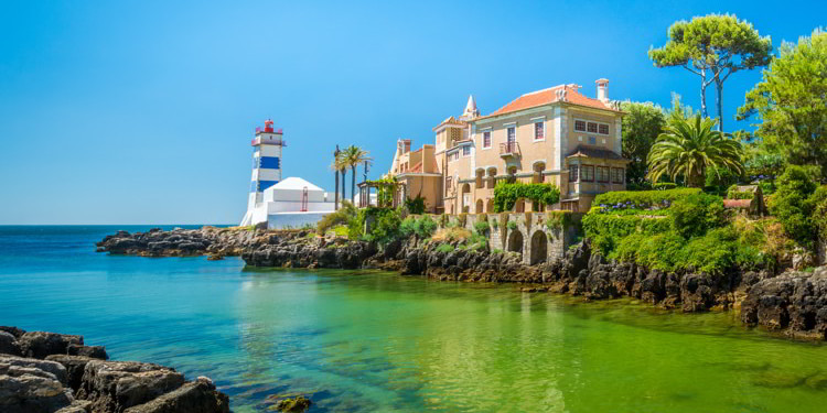 Scenic view in Cascais, Lisbon district, Portugal