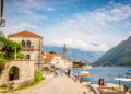 Mountains near town Perast, Kotor Nay, Montenegro