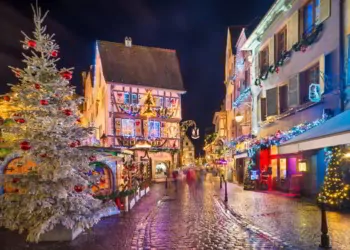 Old town of Colmar, Alsace, France 