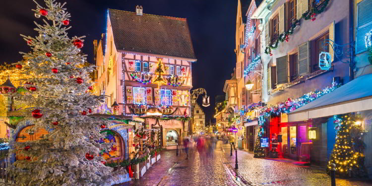 Old town of Colmar, Alsace, France 