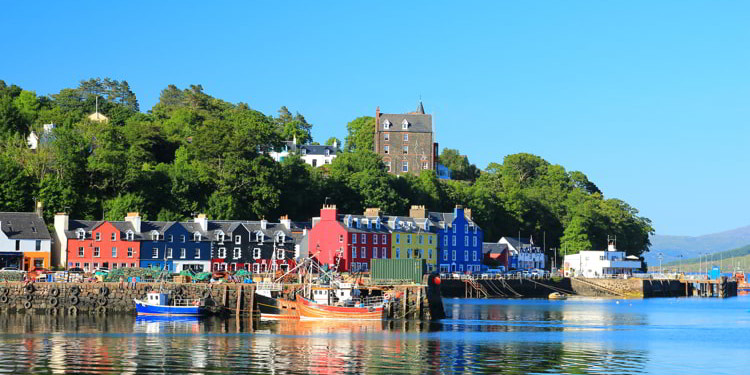 Tobermory on the island of Mull