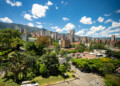 City view of beautiful Medellin Colombia