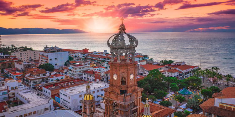 Sunset in Puerto Vallarta, Mexico