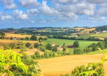 Rural scene in Gascony France