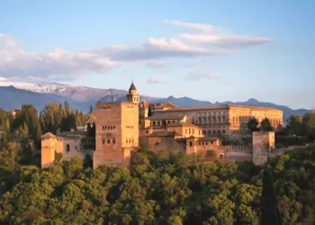 Blue skies in Spain