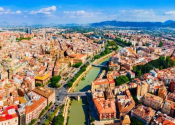 Aerial view of Murcia