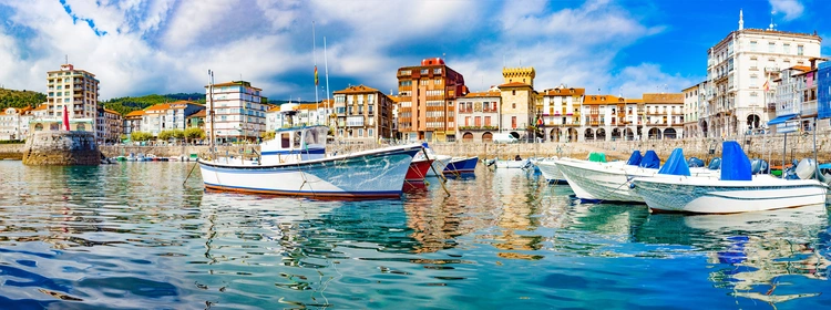 Coastal towns of Spain. Castro Urdiales Cantabria. Spain
