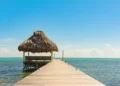 Pier with Thatch Cabana. A Caribbean Dream Come True